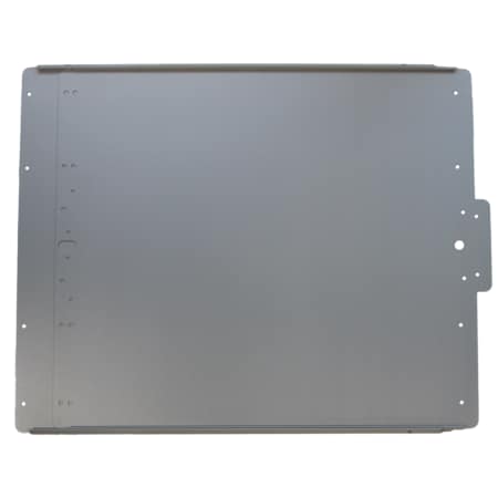 Lockeyusa 24" Edge Panic Device Shield, Lockey PB1100, PB2500, Detex, Silver ED3x1S24